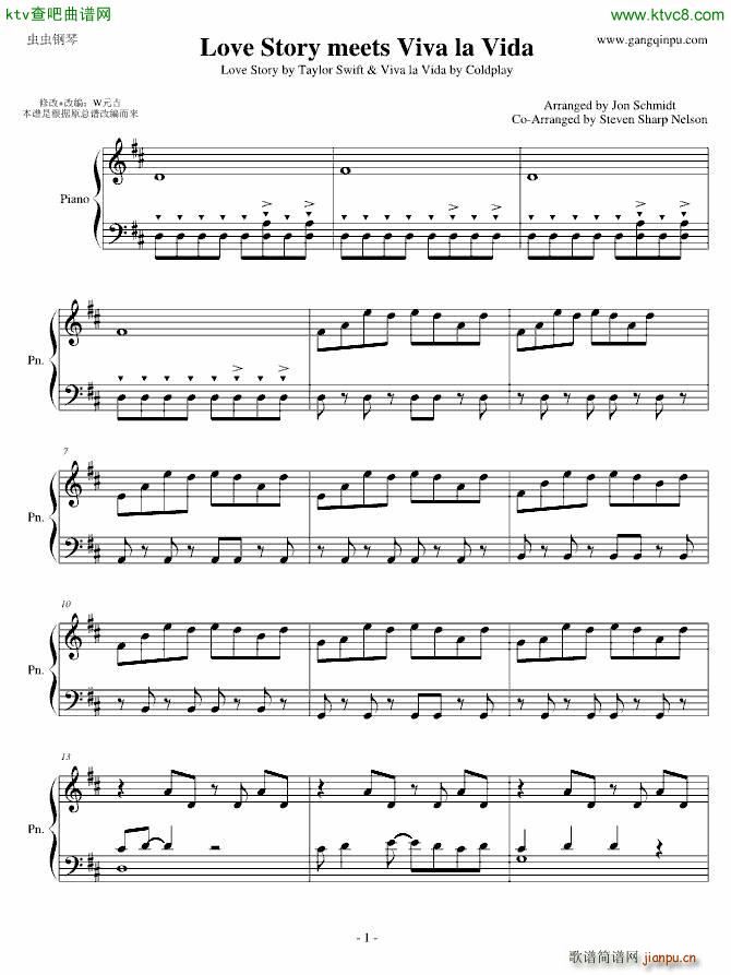 Love Story meets Viva la Vida ٪(d)(V)1
