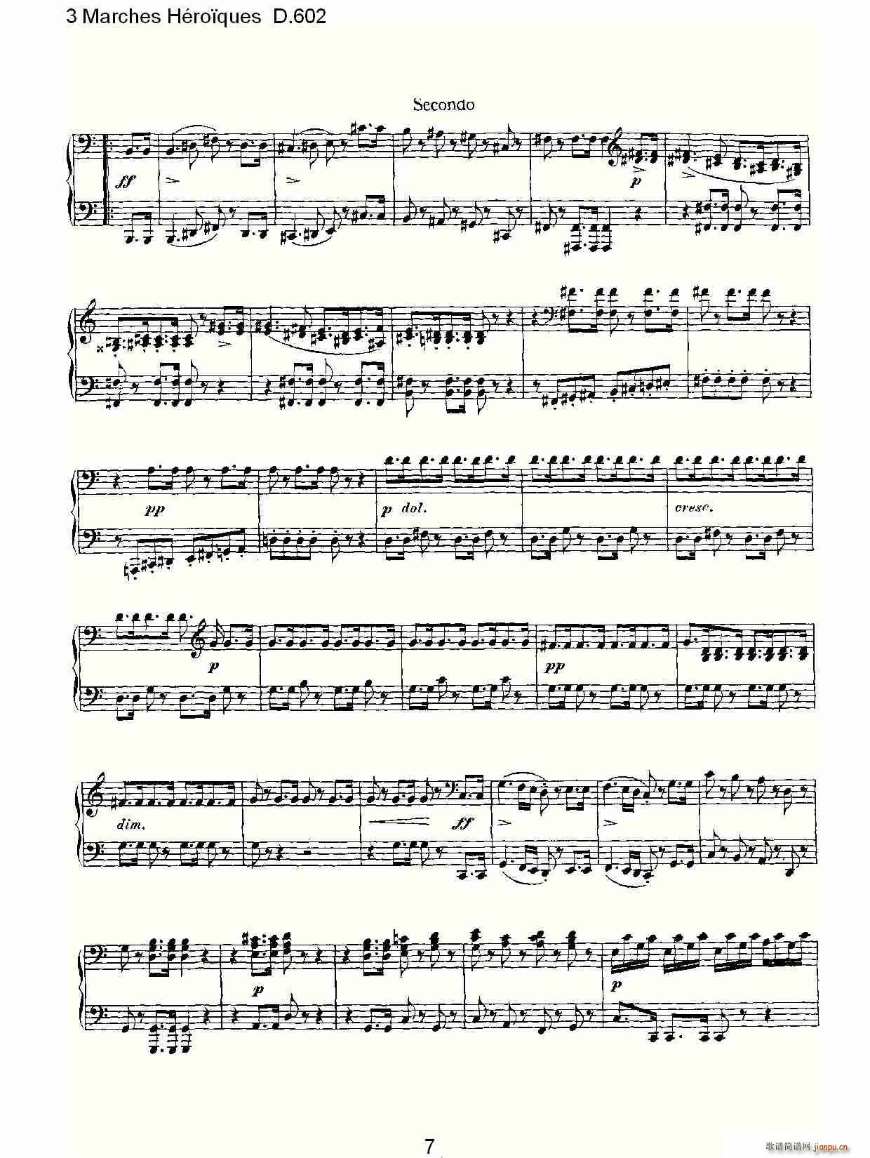 3 Marches Hro?ques D.602(ʮּ)7