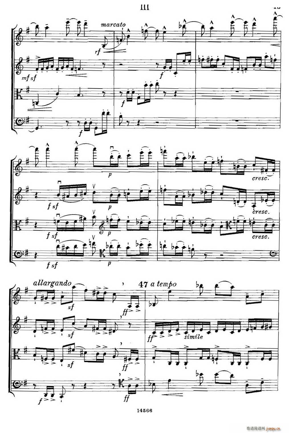 QUARTET Op 83  Ҙ(V)12