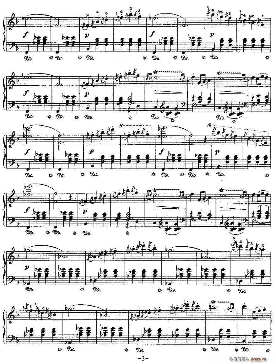 valse brillanteOp.34, No.3(ʮּ)3