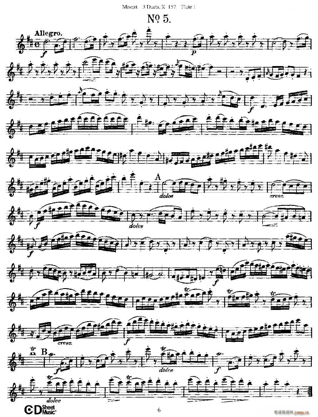 3 Duets K 157 ֮һL(zhng)  K157̖(ho) ~(ѺV)5