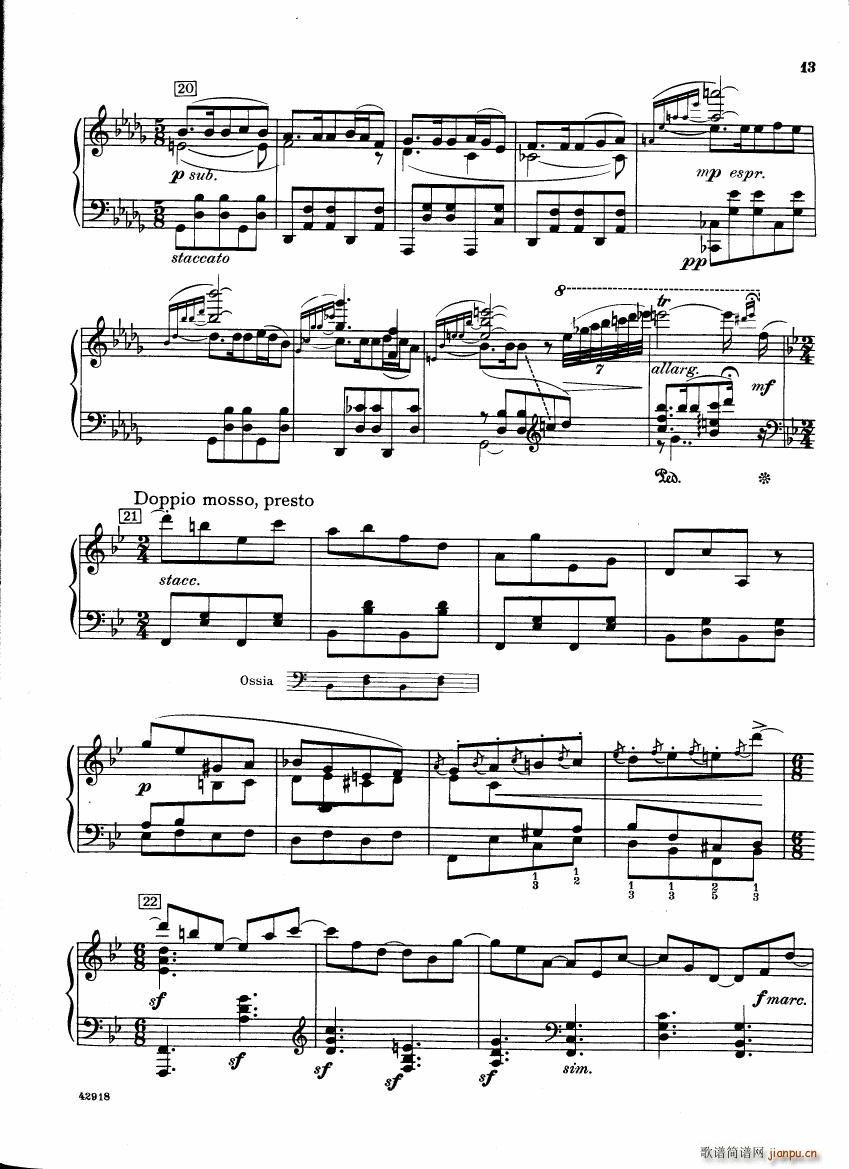 Barber op 28 Souvenirs piano solo(V)13
