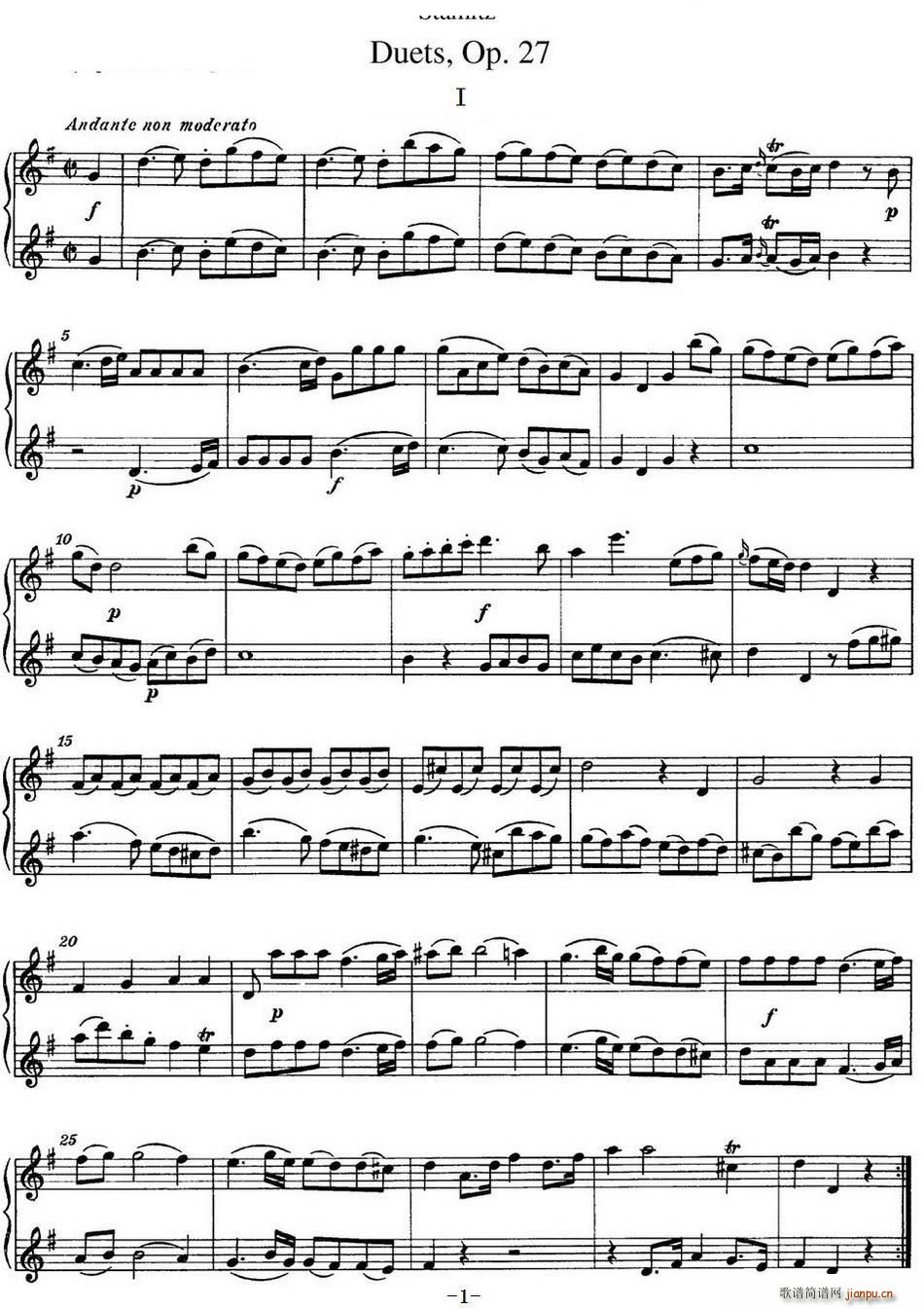 ˹״ĶLѾOp 27 No 1(ѺV)1