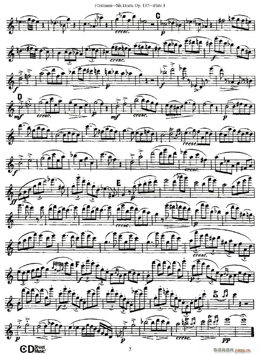 Six Duets Op 137 ֮һ  Ʒ 137̖(ho) ~(V)3