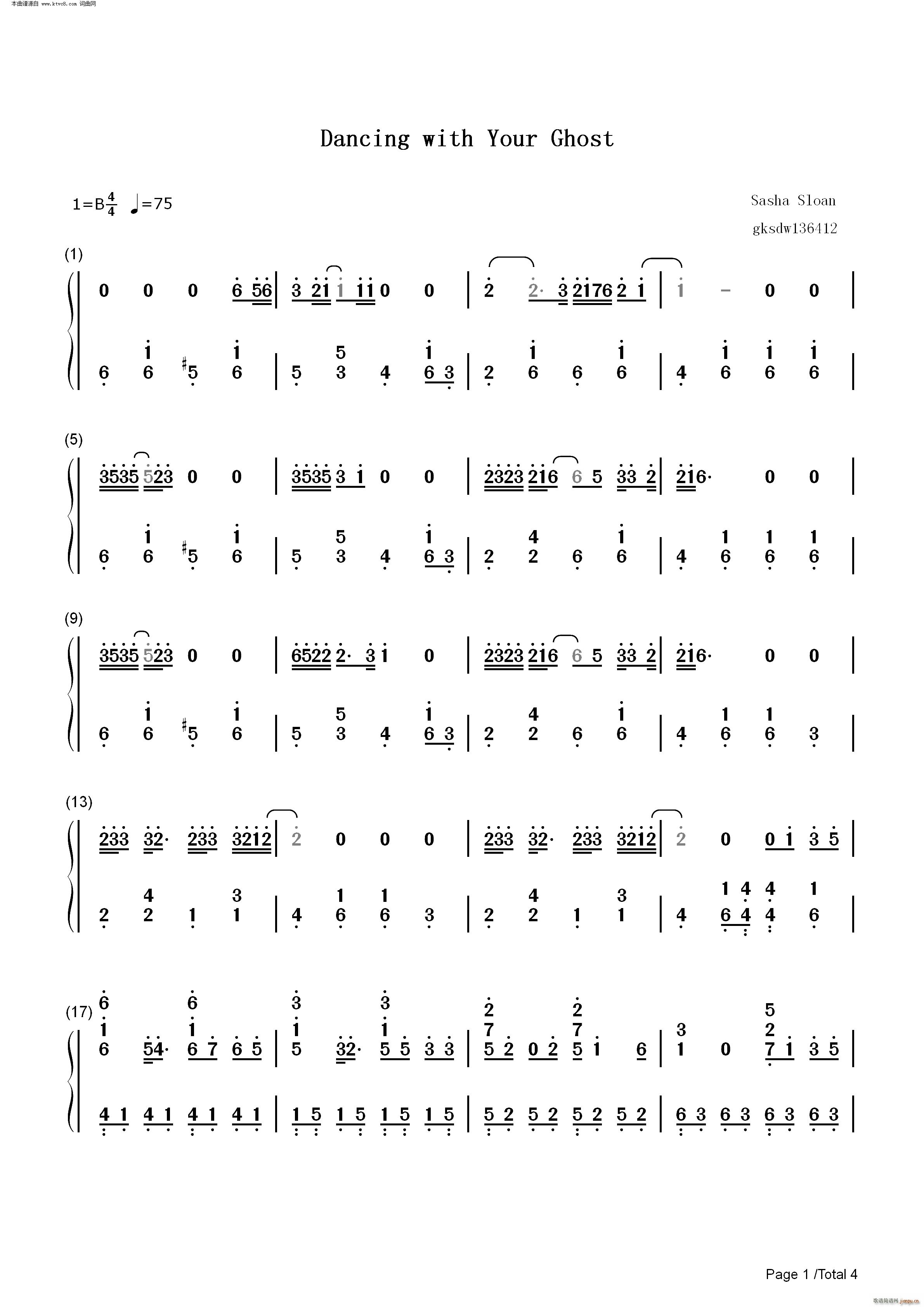 Dancing with Your Ghost ָɃŮ(j) (tng) p(V)5