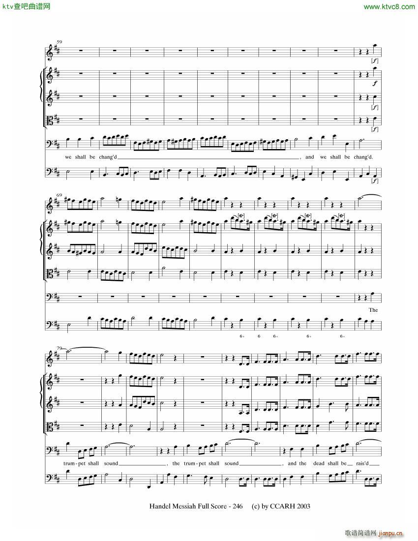 G F Handel Messiah Open Score (V)5