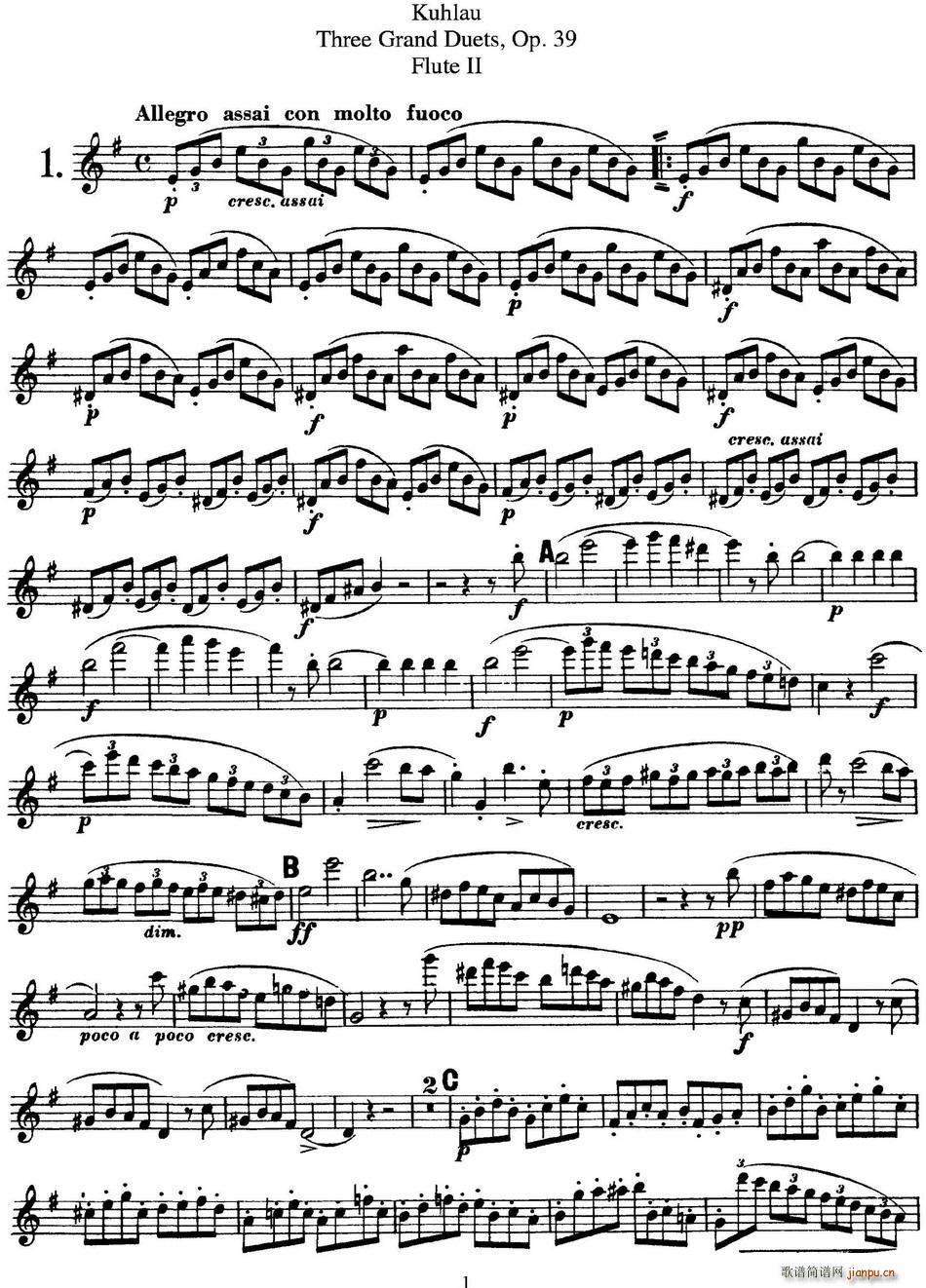 (k)L(zhng)Ѷ(x)Op 39 Flute 2 No 1(ѺV)1