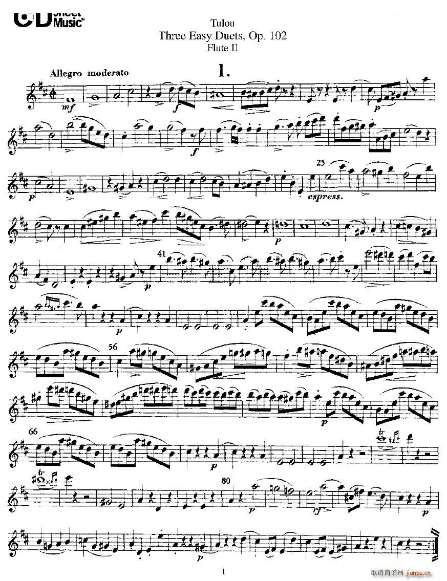 Three Easy Duets Op 102 ֮ڶL(zhng) ׺(jin)Ʒ102̖(ho) ~(ѺV)1