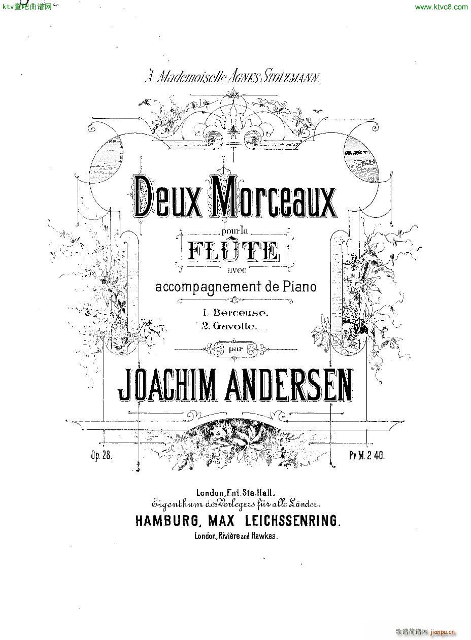 Andersen op 28 Deux morceaux fl pno(V)1