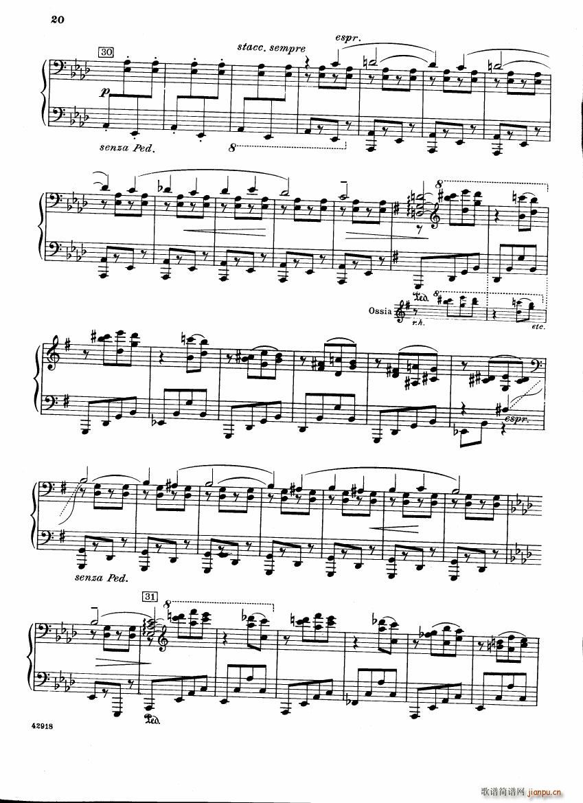 Barber op 28 Souvenirs piano solo(V)20