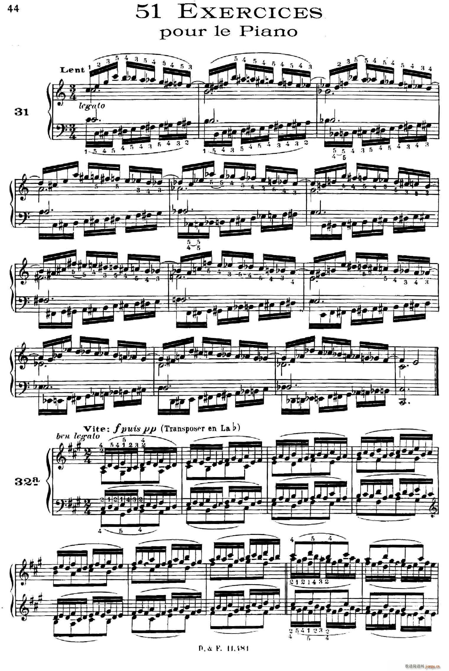 51 Exercises WoO 6 51پ(x) 31 37(V)1