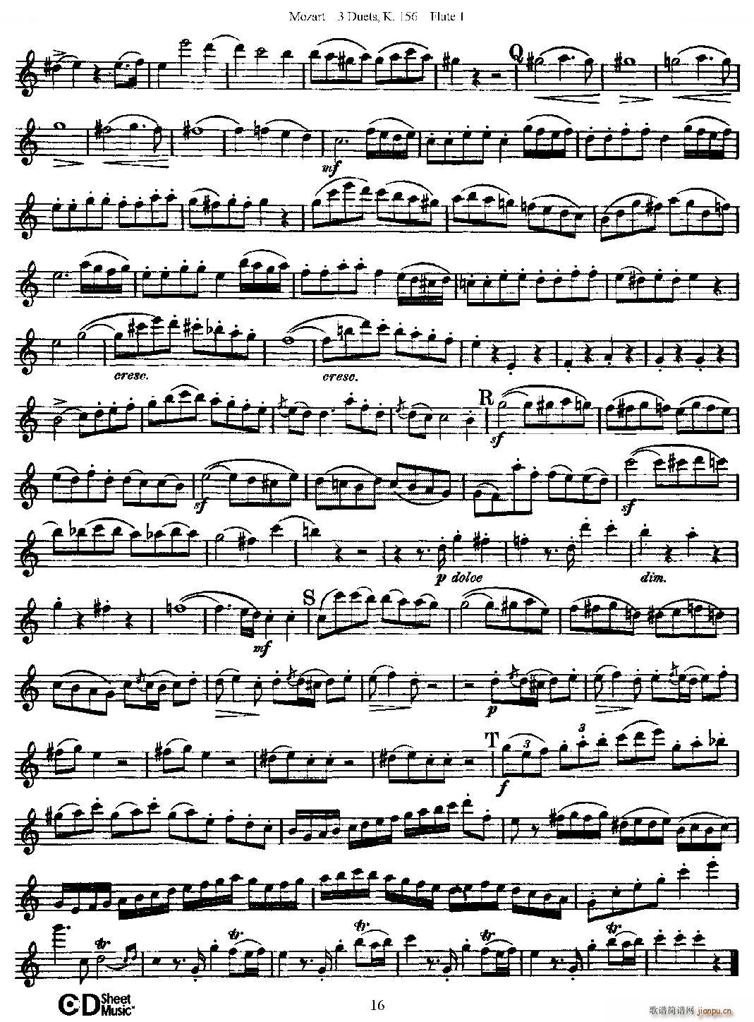 3 Duets K 156 ֮һL  K156̖ ~(ѺV)16