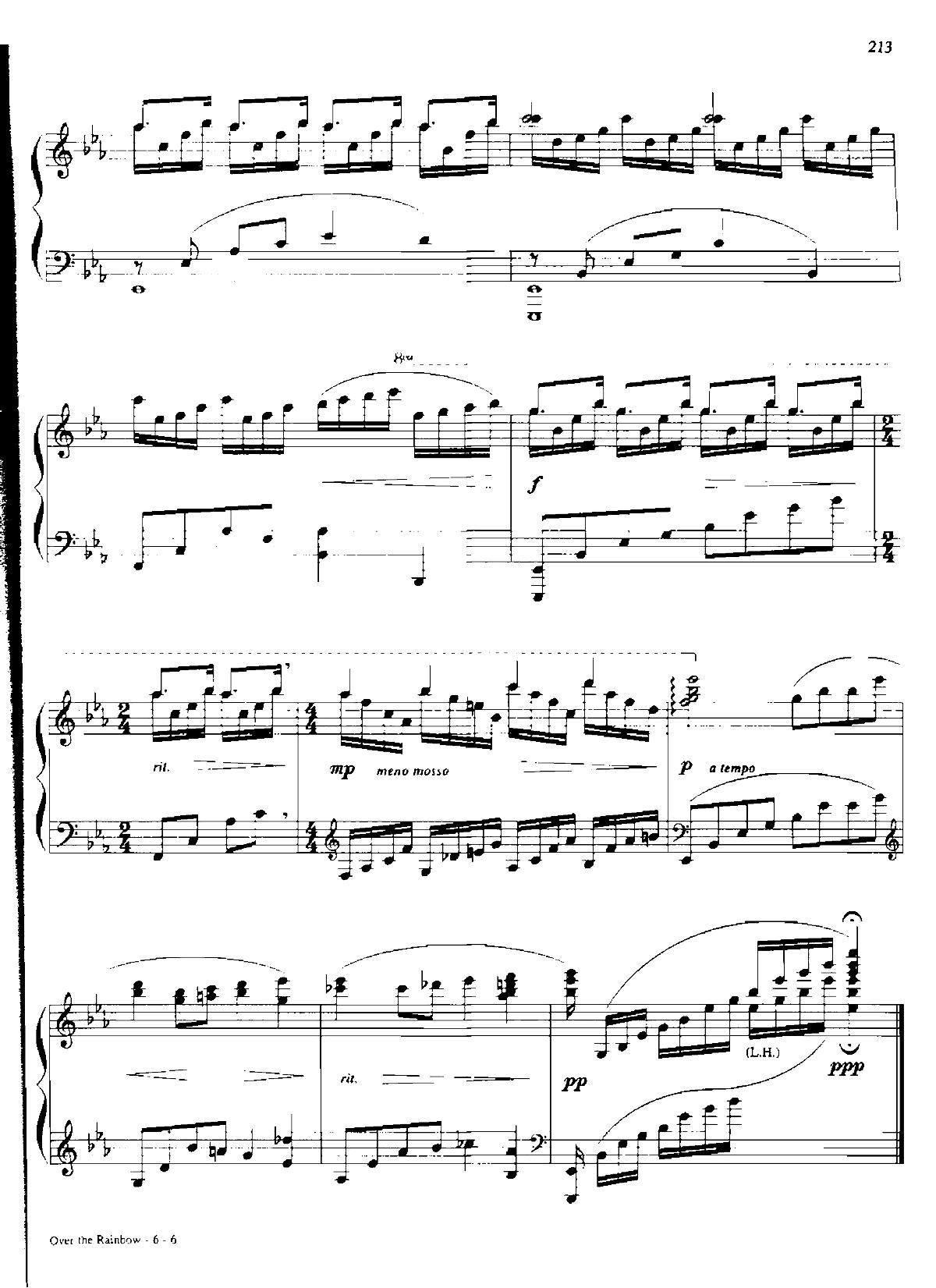 OVER THE RAINBOW Dan Coates {(dio) (V)6