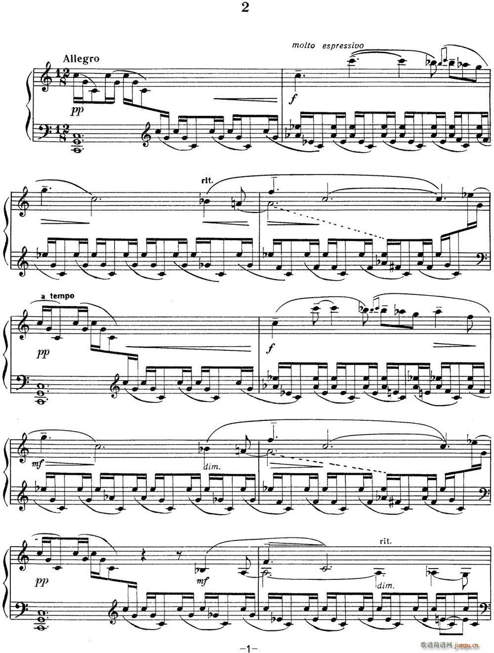 լZ 2 Etudes tableaux Op 33 No 2(V)1