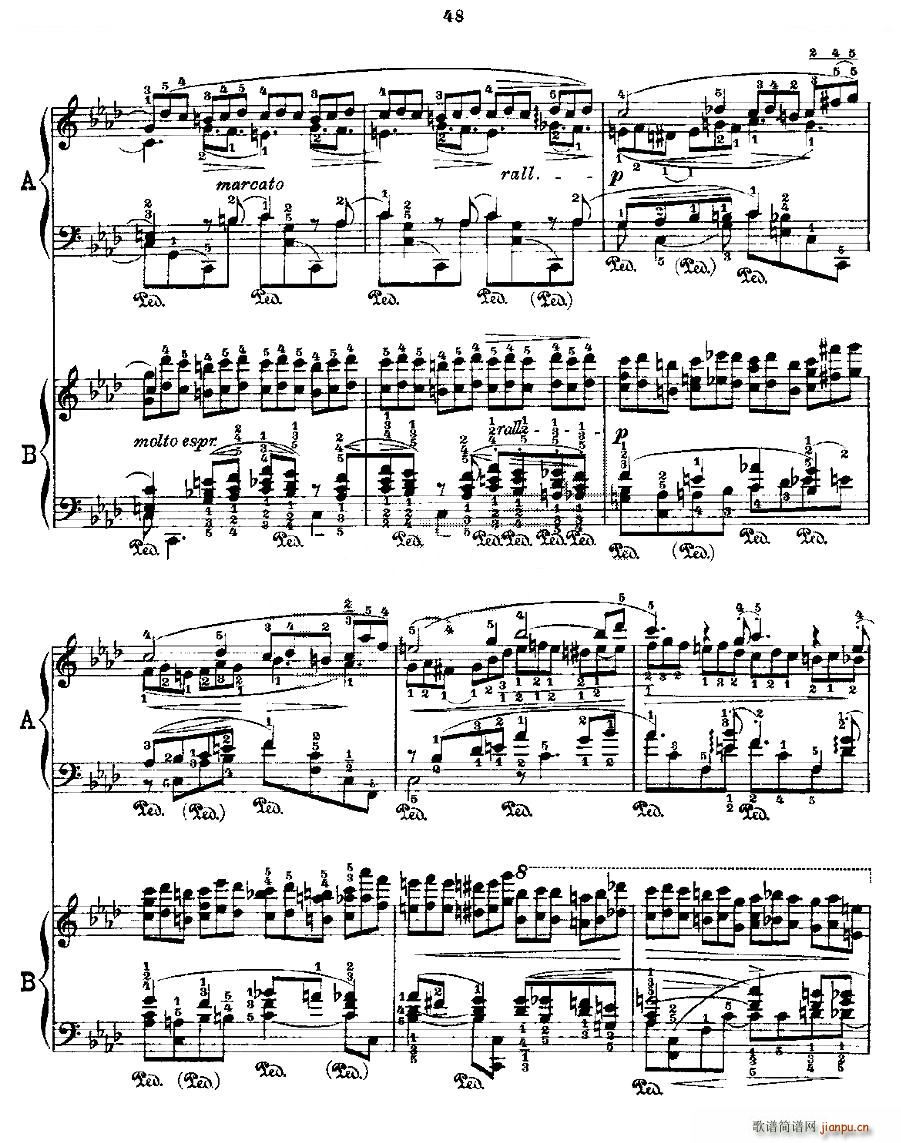 Ф (x) Fr Chopin Op 25 No2 3(V)10