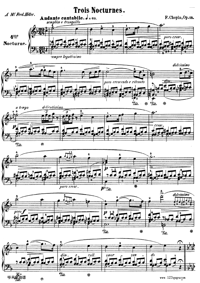 F{(dio)ҹƷ15̖(ho)-NocturneOp.15No.1-Ф(V)1