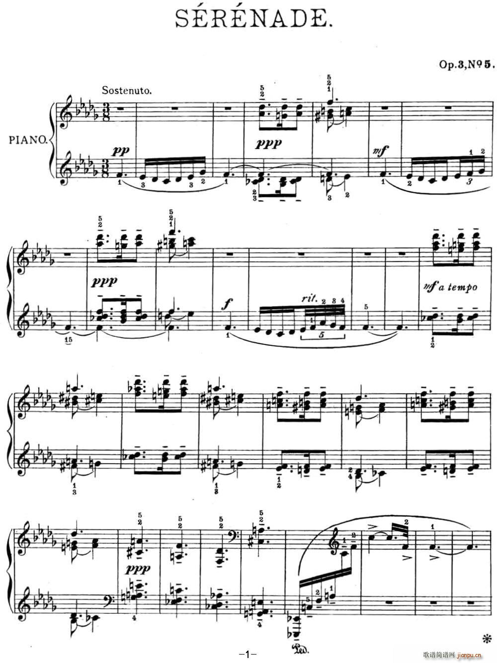 լZ СƷ Op 3 No 5 Сҹ bС{(dio)(V)1