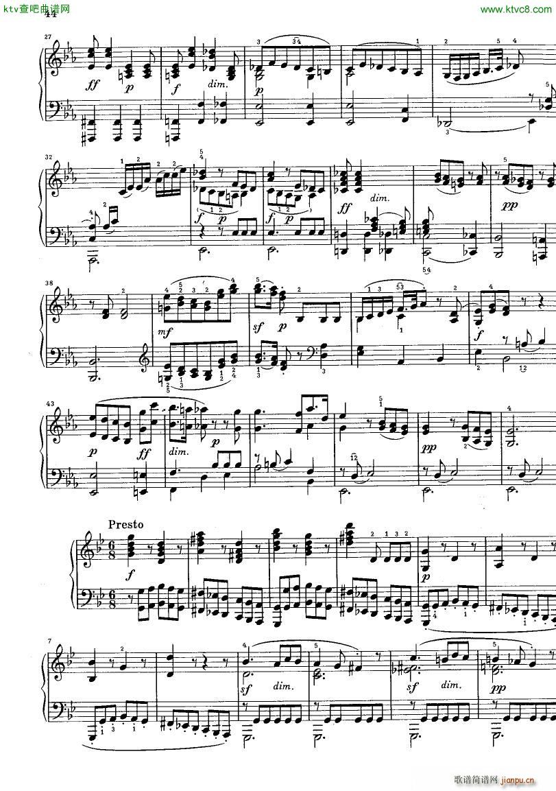 Clementi Sonate op 7 No 3(V)7