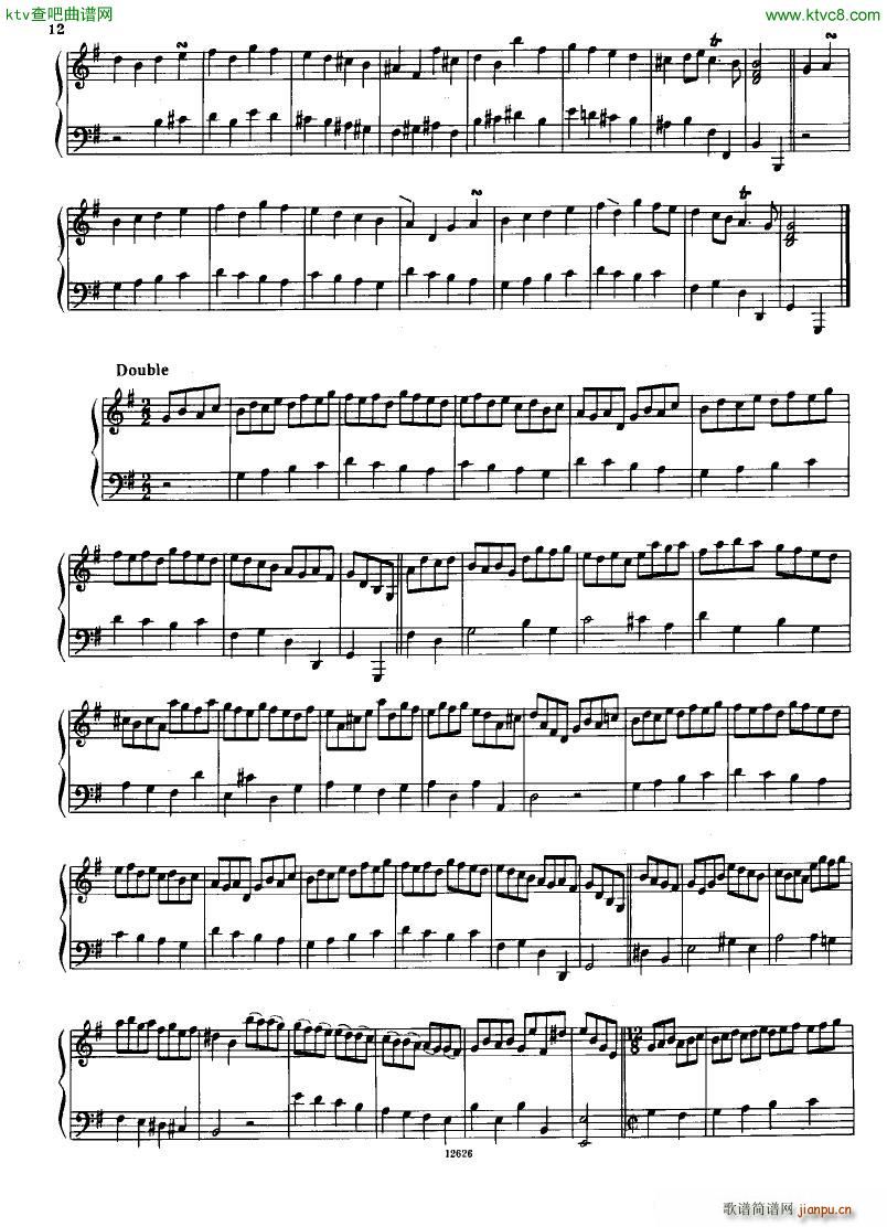 H ndel 1 Suiten for Piano Book 2(V)10