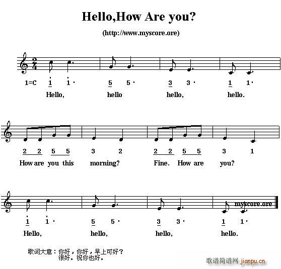 HelloHow are you(ʮּ)1