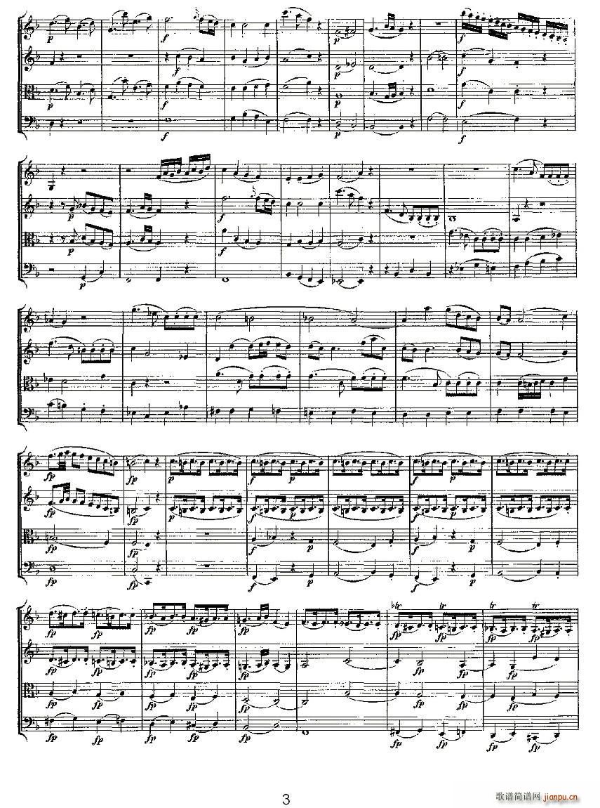 Quartet No 8 in F Major K 168 F{(dio)ڰҘ(V)3