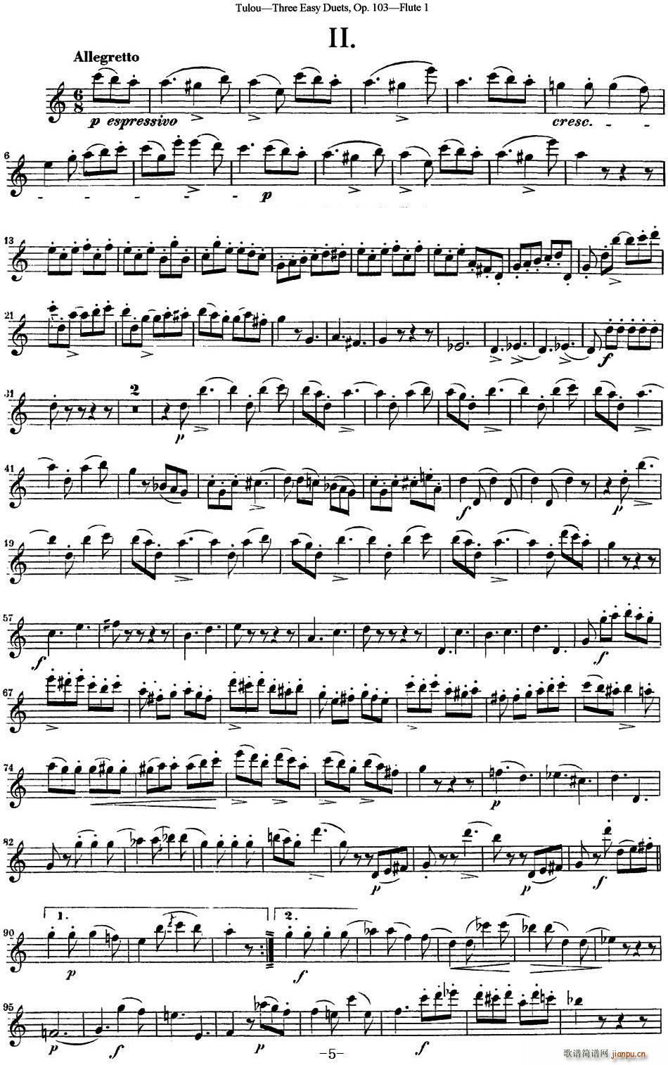 D¶LѺOp 103 Flute 1 NO 2(ѺV)1