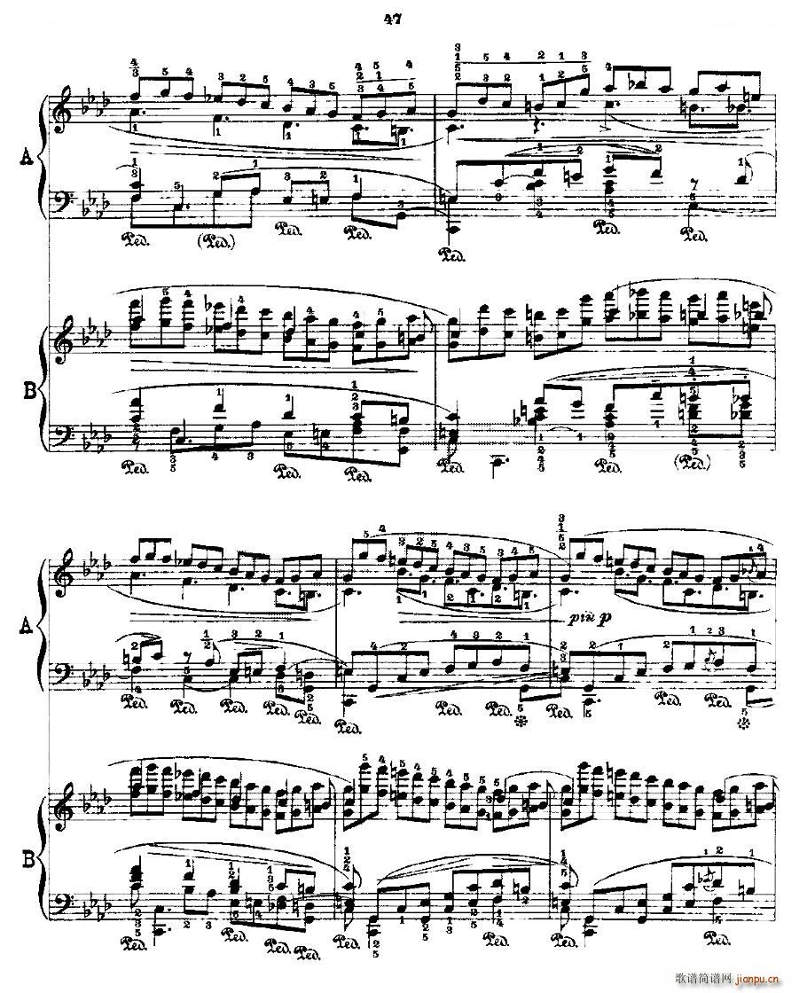 Ф (x) Fr Chopin Op 25 No2 3(V)9