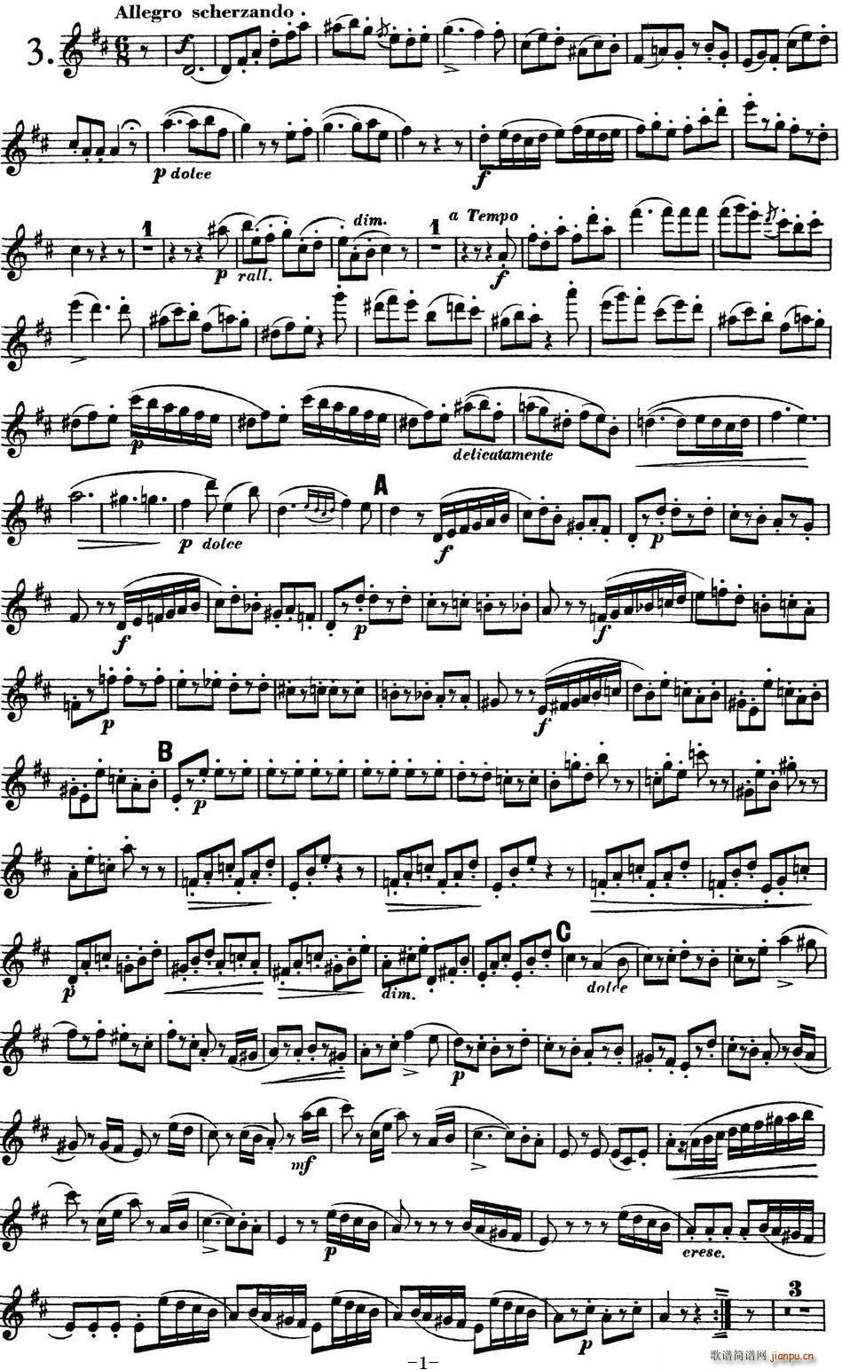 LѶ(x)Op 39 Flute 2 No 3(ѺV)1