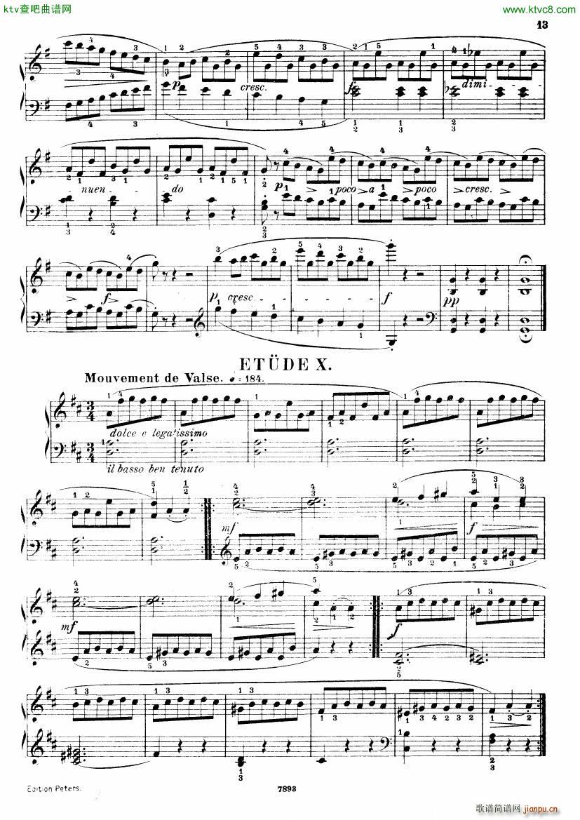 Henri Bertini 1798 1876 25 Easy Etudes Op 100(V)14