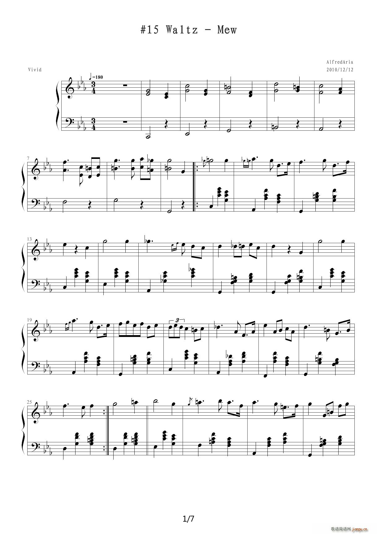 15 Waltz Mew (mng)ÈA E{(dio)(V)1