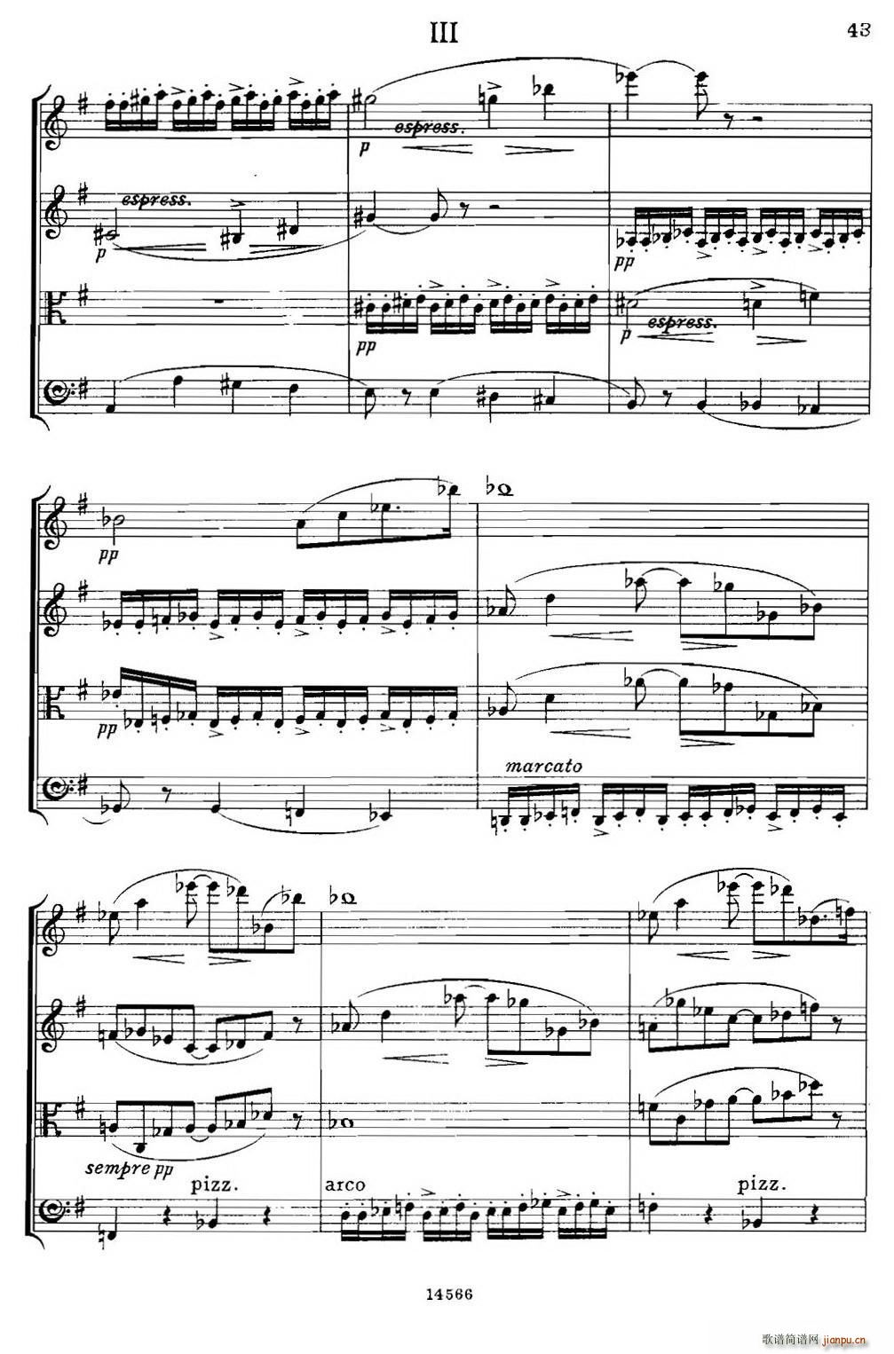 QUARTET Op 83  Ҙ(V)10