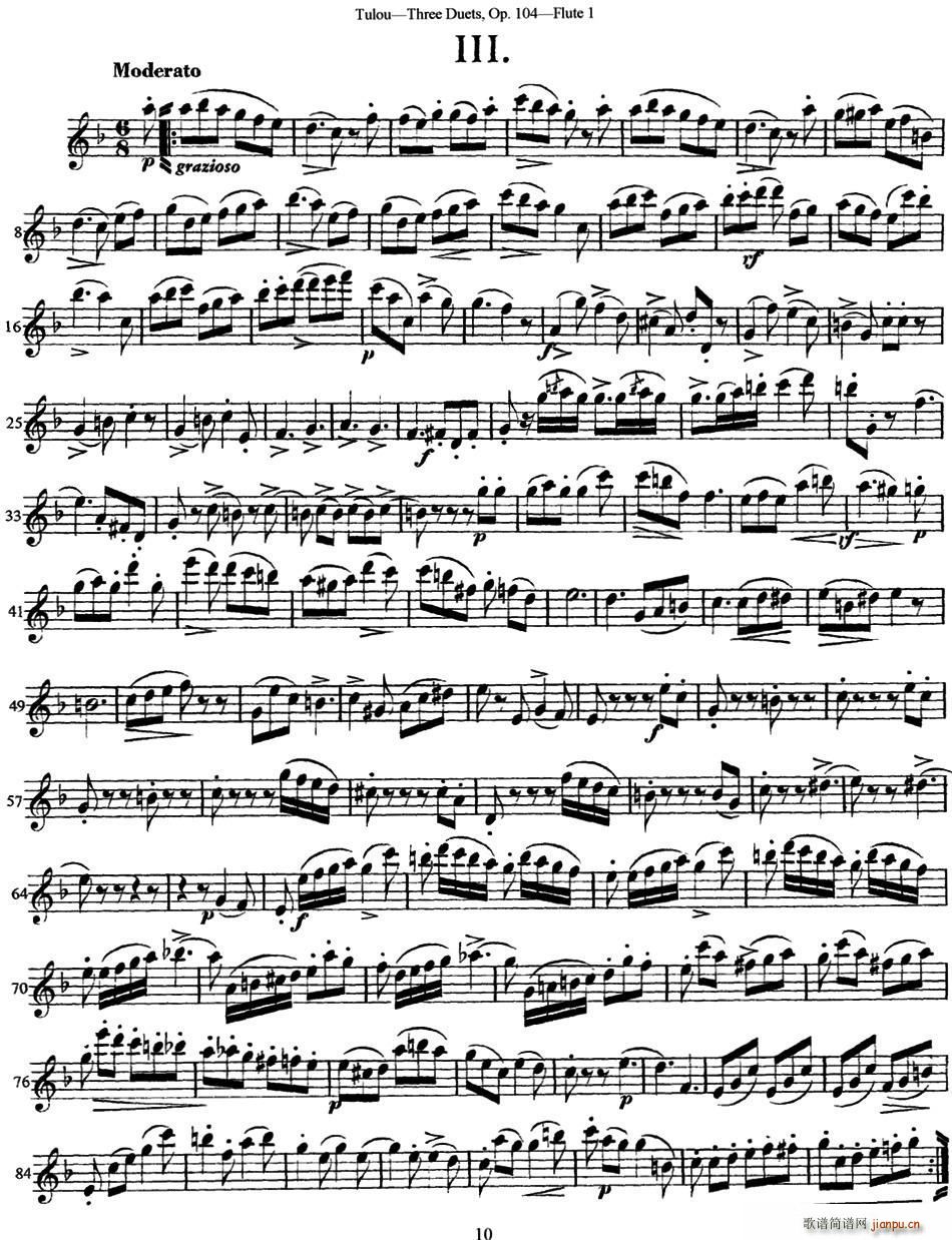 D¶L(zhng)Ѻ(jin)Op 104 Flute 1 NO 3(ѺV)1