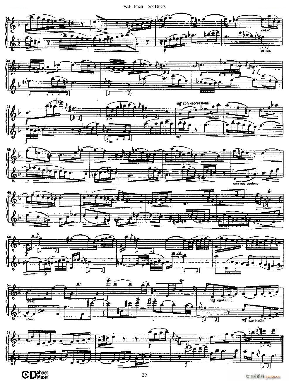 Six Duets ֮ ׶ྚ(x) ~(V)5