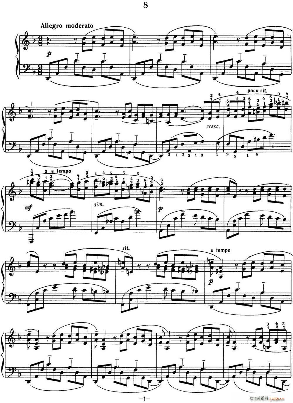 լZ 1617 Etudes tableaux Op 39 No 8(V)1