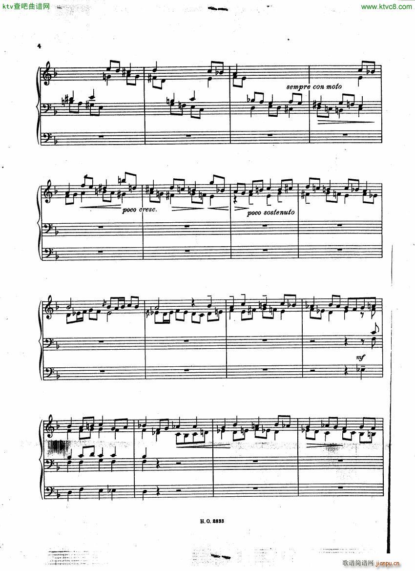 Bach JC Fugue F major on B A C H for organ(V)3