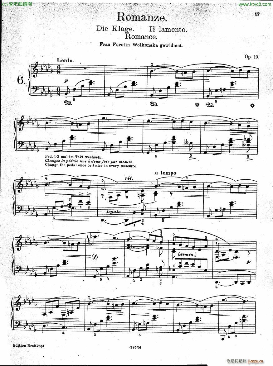 Henselt Piano Solo Album(V)16