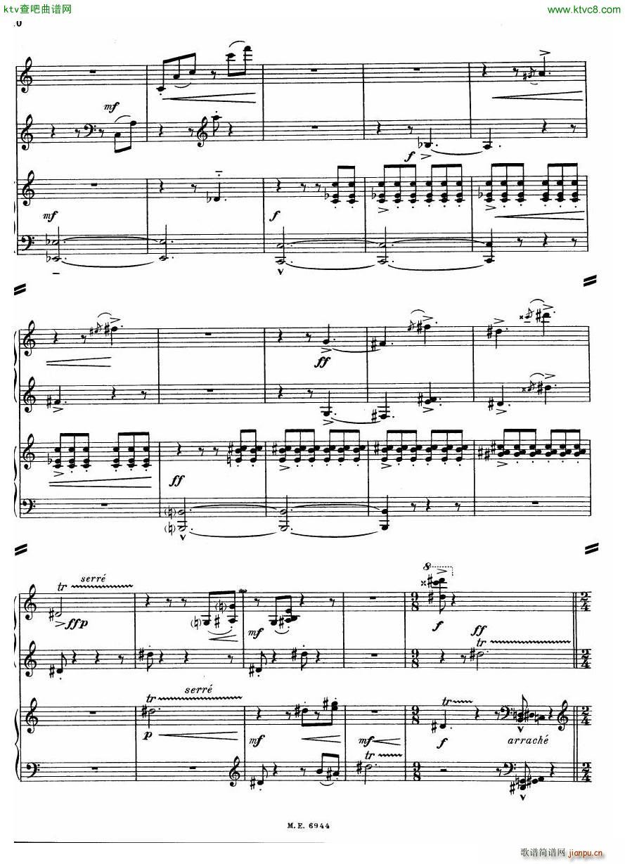 Auric Partita for two pianos(V)10