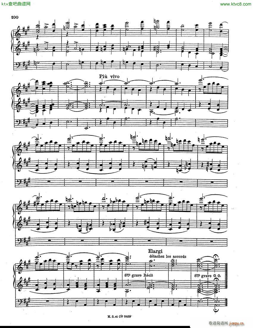 Guiraud Georges Offertoire Pascal organ(V)8