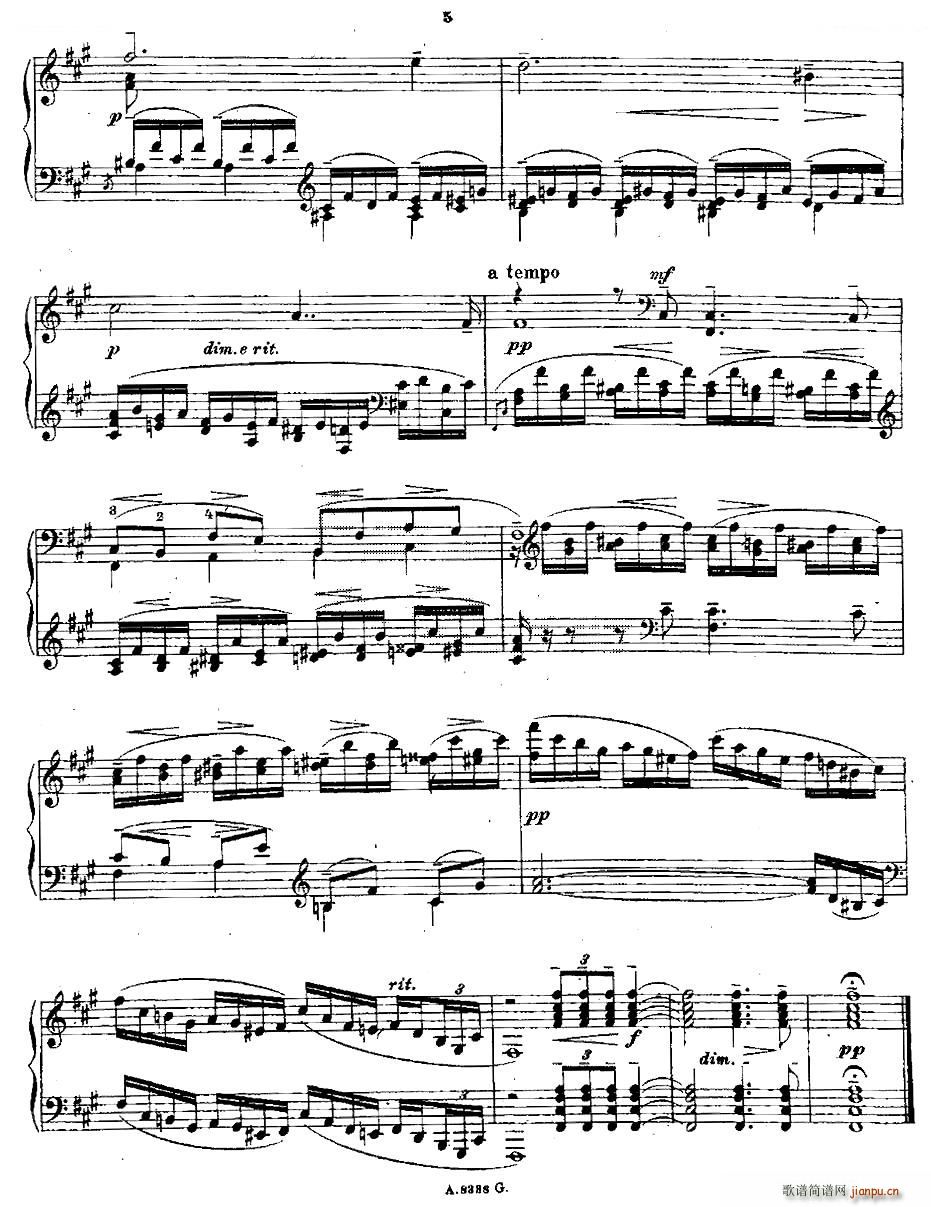 Rachmaninoff 10 Preludes Op 23 լZ ǰ ֮һ(V)5