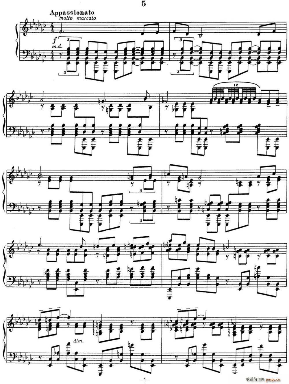 լZ (x)1314 Etudes tableaux Op 39 No 5(V)1