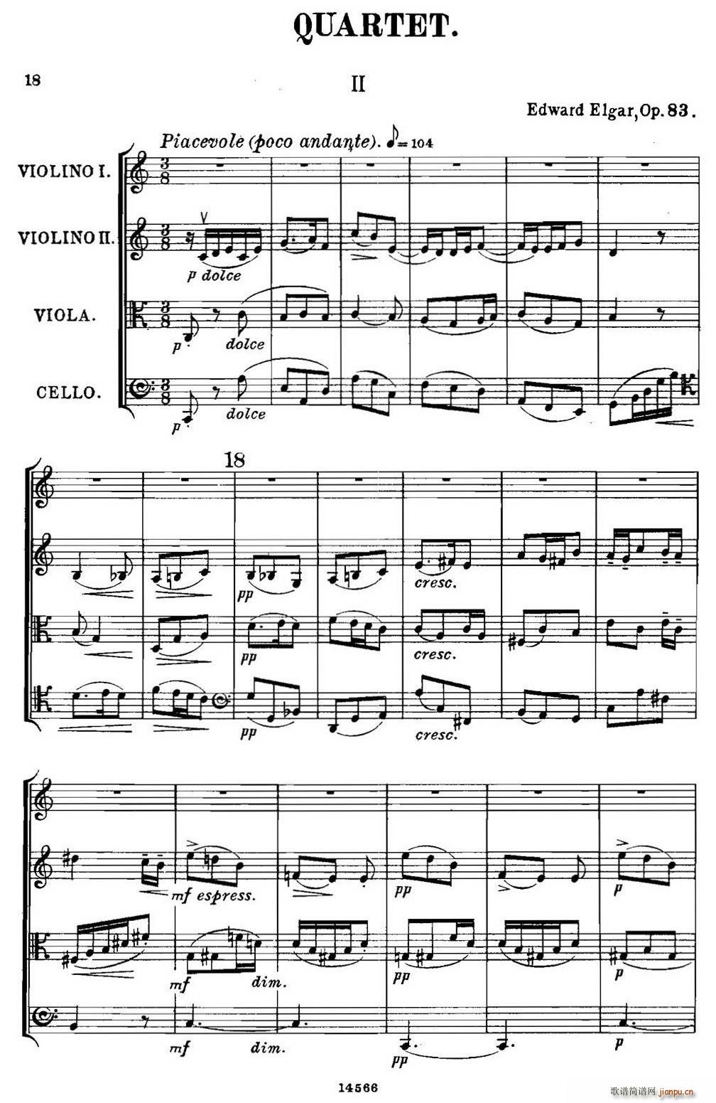 QUARTET Op 83 ڶ Ҙ (V)1