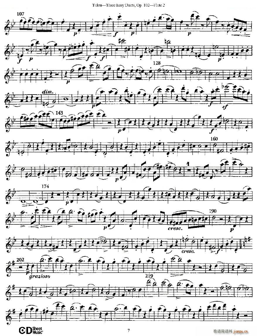 Three Easy Duets Op 102 ֮ڶL(zhng) ׺(jin)Ʒ102̖(ho) ~(ѺV)7