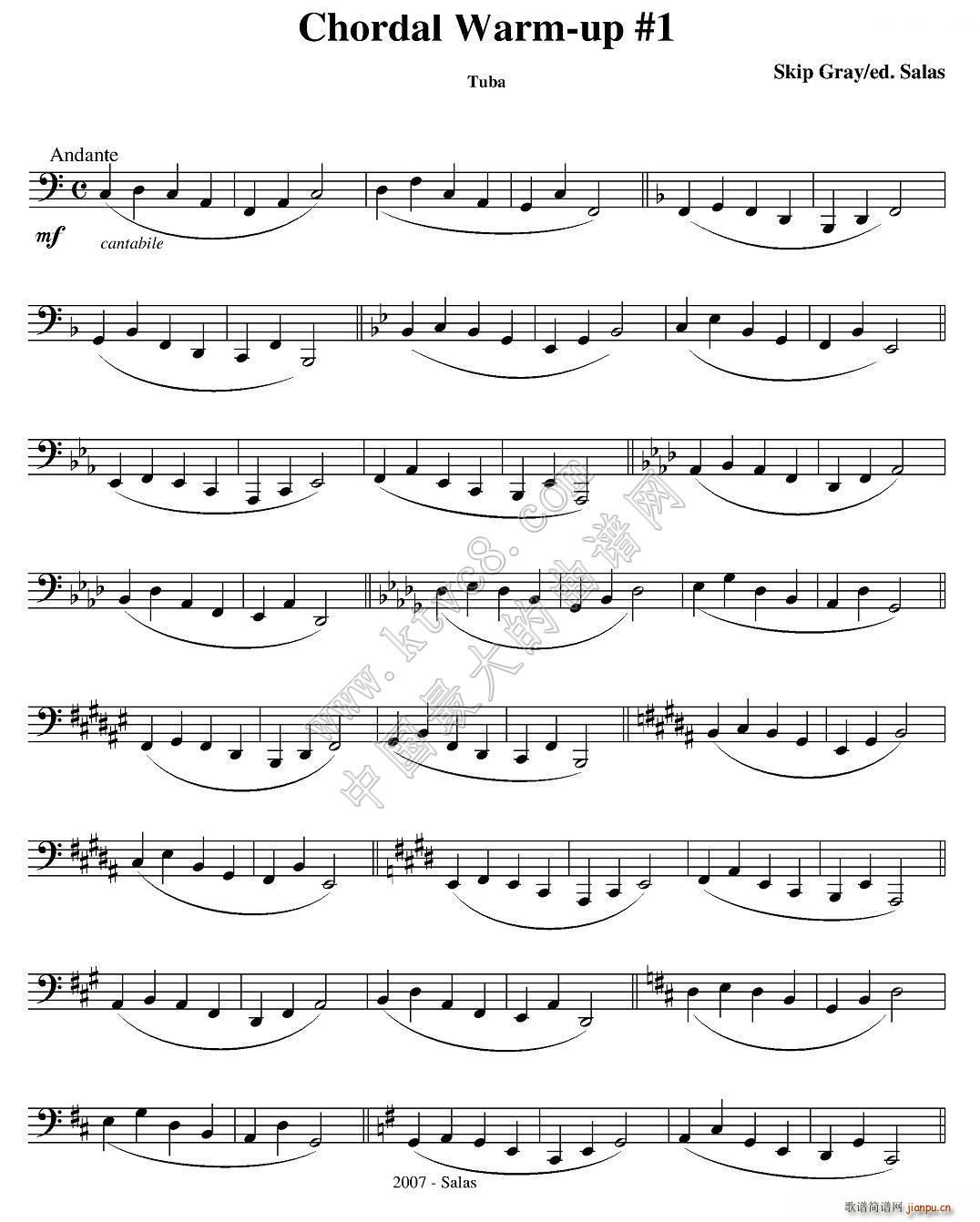 Chordal Warm up Tuba ̖(x)̲x(ʮּ)1