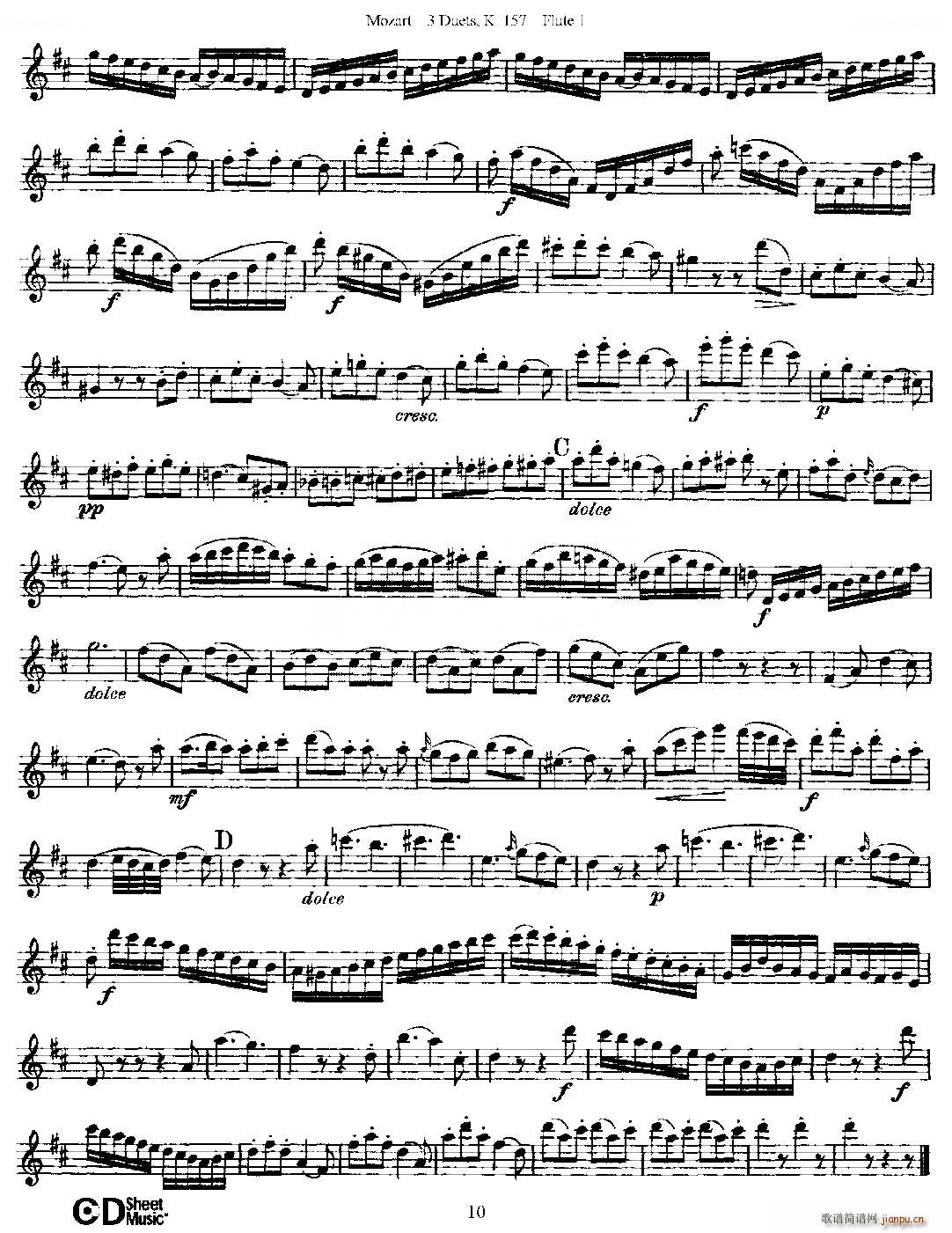 3 Duets K 157 ֮һL(zhng)  K157̖(ho) ~(ѺV)10