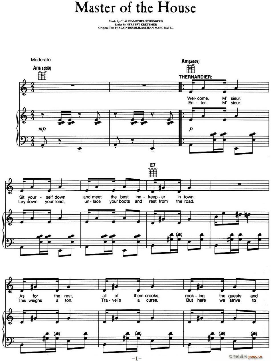 Master of the House (l) K Les Miserables x(ʮּ)1