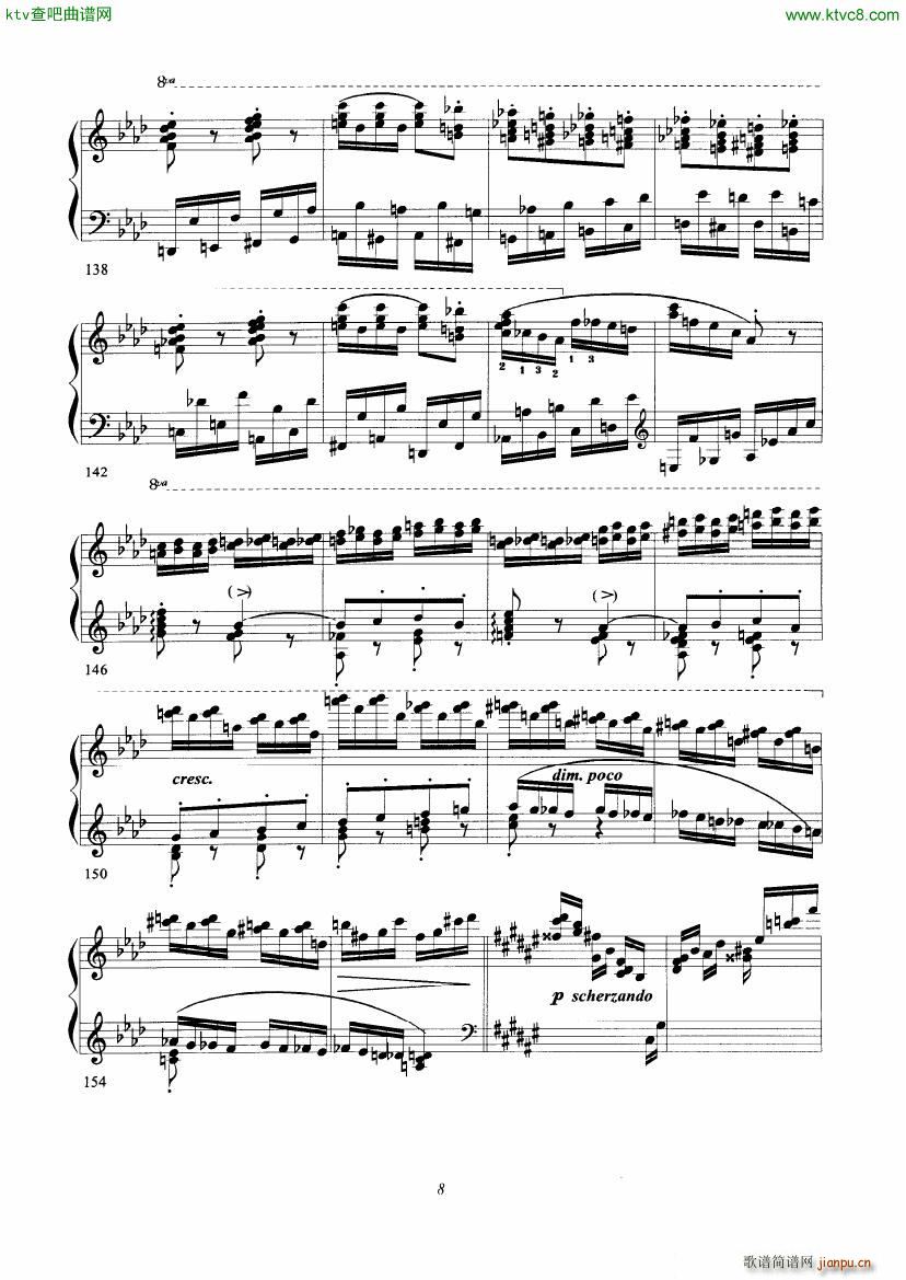 Cadenza for Liszt s Hungarian Rhapsody No 2(V)8