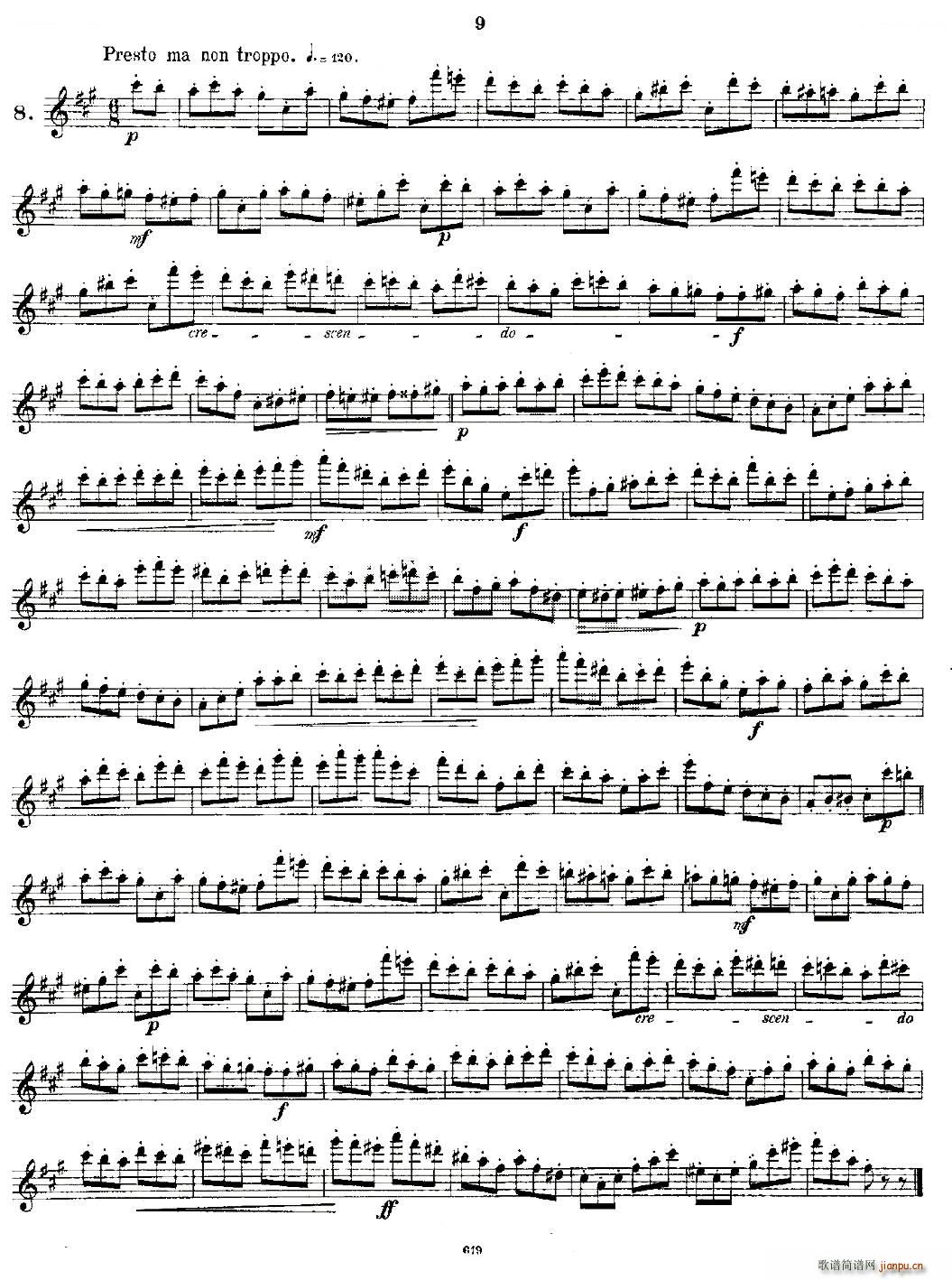 Andersen etude op30 ֮1 12 (x)Ʒ30̖(ho) ~(ʮּ)9