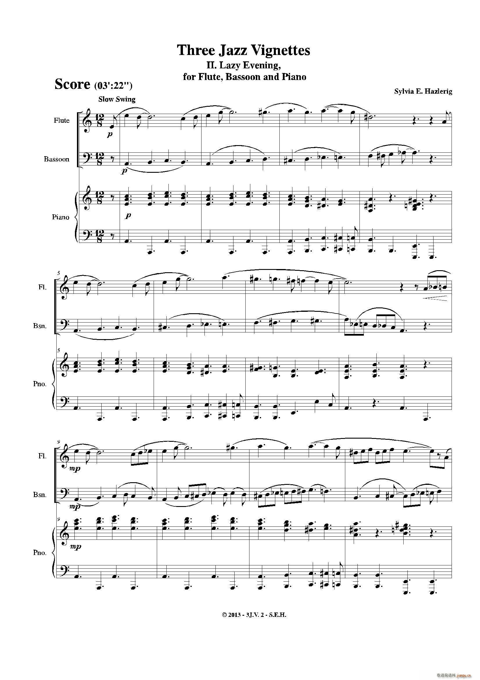 Three jazz vignettes ڶ LѰ(V)1