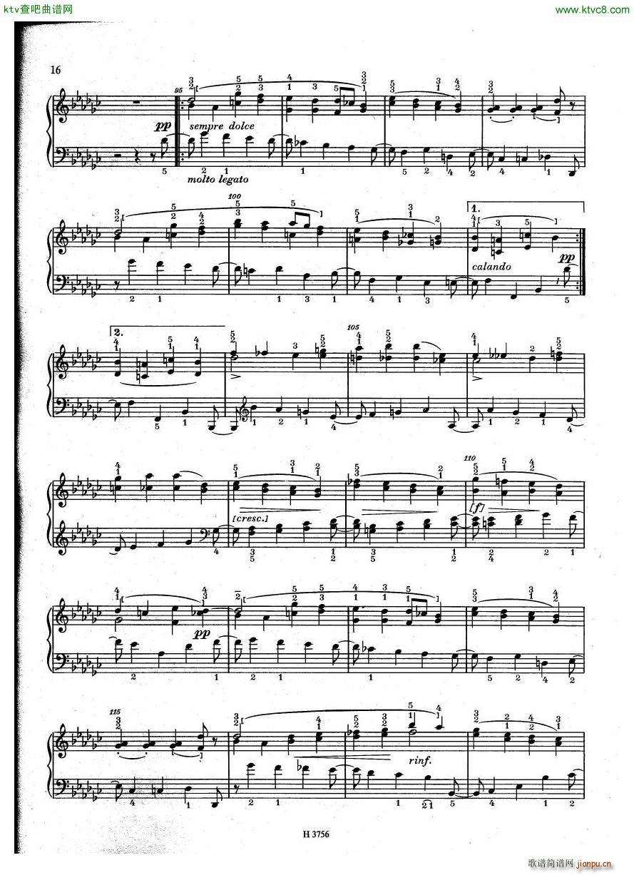Dussek 61 Sonata Elegie Harmonique(V)16