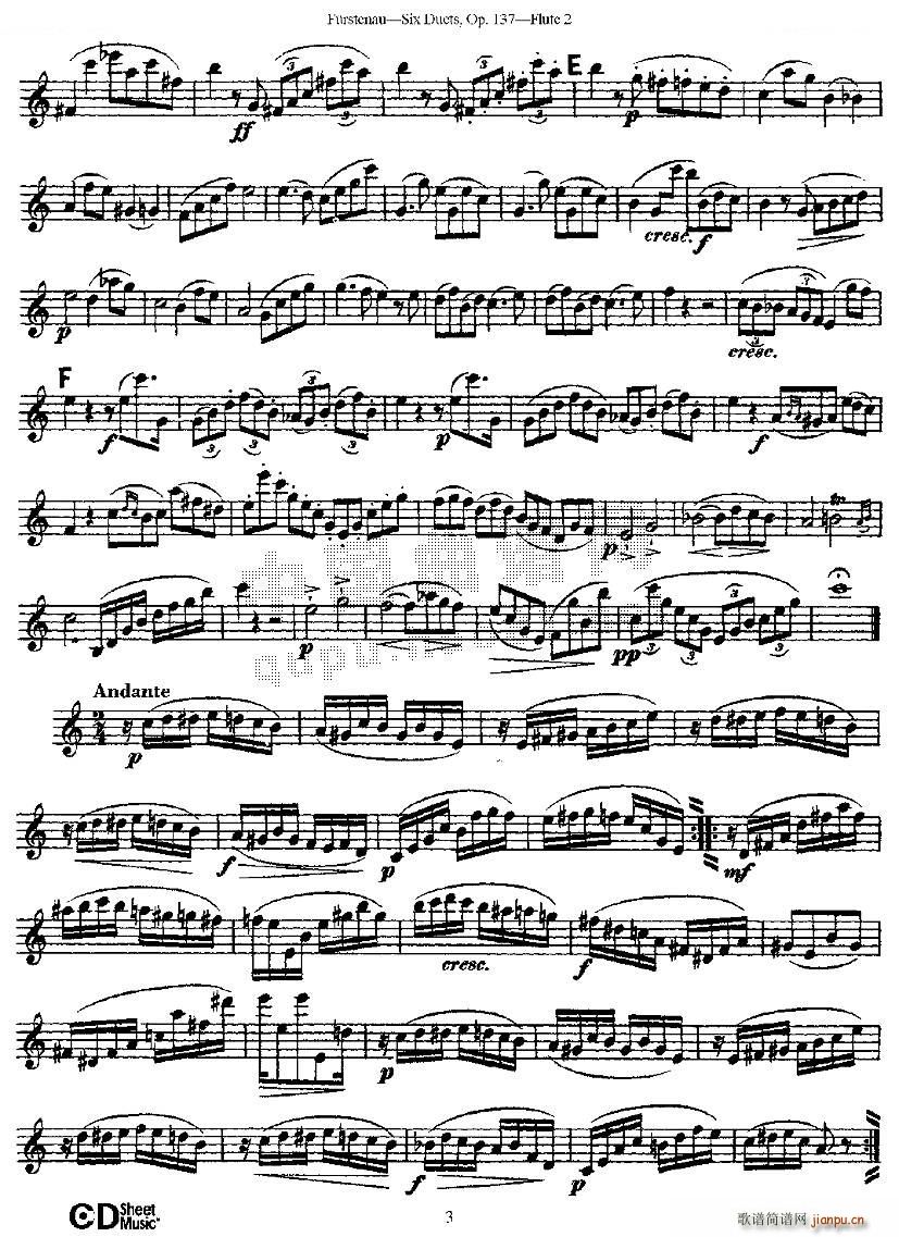 Six Duets Op 137 ֮һ  Ʒ 137̖(ho) ~(V)8